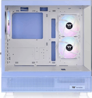 Thermaltake View 270 Plus TG Midi Torony Számítógépház + 3db 120mm ARGB ventilátor - Világoskék