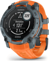Garmin Instinct 3 Solar Férfi Okosóra 50mm - Szürke / Narancssárga