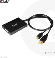 Club3D CAC-1130-A Mini DisplayPort apa - D-DVI anya Átalakító Adapter