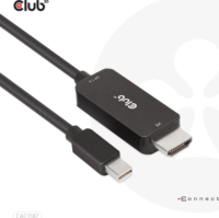 Club 3D CAC-1187 Mini DisplayPort 1.4 apa - HDMI apa Átalakító Adapter