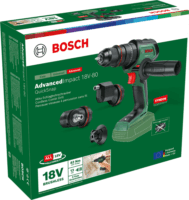 Bosch 06039E2103 AdvancedImpact 18V-80 QuickSnap Akkus fúró-csavarozó (Akku és töltő nélkül)
