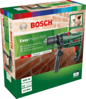 Bosch 603133001 EasyImpact 600 Elektromos Ütvefúró 600W - Fekete / Zöld
