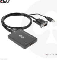 Club3D CAC-1720 USB-A / VGA apa - HDMI anya Átalakító Adapter