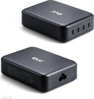 Club3D CAC-1918 4x USB-C Hálózati Gyorstöltő Adapter 240W - Fekete