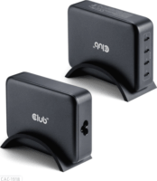 Club3D CAC-1918 4x USB-C Hálózati Gyorstöltő Adapter 240W - Fekete
