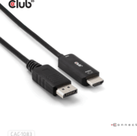 Club3D CAC-1083 Displayport 1.4 - HDMI Kábel 2m - Fekete