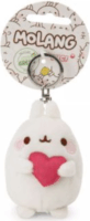 Nici Molang a nyuszi szívvel plüss kulcstartó plüssfigura 8 cm