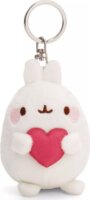 Nici Molang a nyuszi szívvel plüss kulcstartó plüssfigura 8 cm