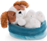 Nici Alvó Spániel plüsskutyus kosárban 12 cm