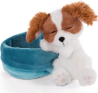 Nici Alvó Spániel plüsskutyus kosárban 12 cm