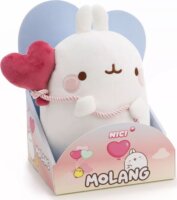 Nici Molang a nyuszi szív alakú lufival plüsfigura 16 cm