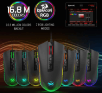 Redragon Cobra Vezetékes Gamer Egér - Fekete