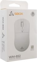SBOX WM-852W Wireless egér - Fehér