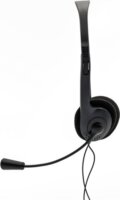 IRIS F-14 Vezetékes Fejhallgató Headset - Fekete