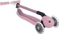 Globber Go-Up Active Lights Háromkerekű gyerek roller üléssel - Rózsaszín