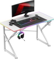 Huzaro Hero 1.7 RGB Gamer asztal 120 x 60 x 75 cm - Fehér