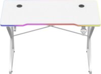 Huzaro Hero 1.7 RGB Gamer asztal 120 x 60 x 75 cm - Fehér
