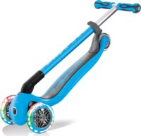 Globber Go-Up Deluxe Lights Háromkerekű gyerek roller üléssel - Kék