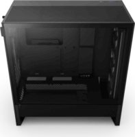 NZXT H5 Flow RGB Midi Torony Számítógépház + 3db 120mm RGB, 1db 120mm ventilátor - Fekete