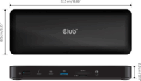 Club3D CSV-1583 Univerzális USB-C Laptop dokkoló Állomás 140 Watt