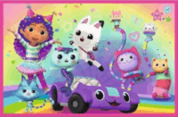 Trefl Gabi babaháza - Játék Gabival 2 x 24 darabos puzzle