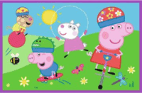 Trefl Peppa a játszótéren 2 x 24 darabos puzzle