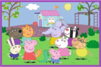 Trefl Peppa a játszótéren 2 x 24 darabos puzzle