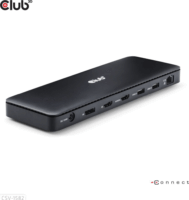 Club3D CSV-1582 Univerzális USB-C Laptop dokkoló Állomás 140 Watt