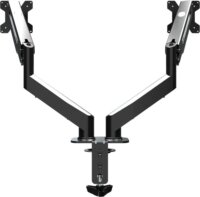 Esperanza Mache 17"-27" LCD TV / Monitor asztali tartó kar - Fekete (2 kijelző)