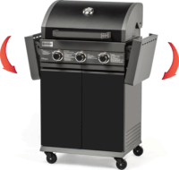 Fieldmann FZG 3006 Kerti Gáz grillsütő - Fekete