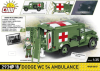 Cobi 2257 Dodge WC-54 Egészségügyi jármű 293 darabos Építőjáték