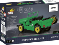 Cobi 24517 Jeep Willys CJ-2A (zöld) 111 darabos Építőjáték