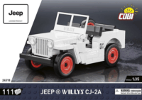 Cobi 24518 Jeep Willys CJ-2A (fehér) 111 darabos Építőjáték