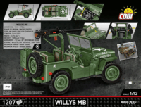 Cobi 2805 Willys MB Jeep 1207 darabos Építőjáték
