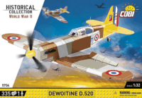 Cobi 5734 Dewoitine D.520 vadászrepülő 335 darabos Építőjáték