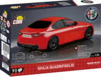 Cobi 24604 Alfa Romeo Giulia Quadrifoglio (Piros) 90 darabos Építőjáték