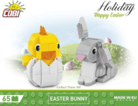 Cobi 20015 Húsvéti nyúl 65 darabos Építőjáték