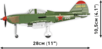 Cobi 5747 Bell P-39Q Airacobra vadászgép 380 darabos Építőjáték