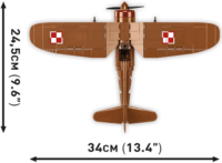 Cobi 5742 PZL P.11c vadászrepülő 320 darabos Építőjáték