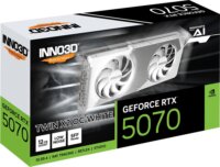 Inno3D GeForce RTX 5070 12GB GDDR7 Twin X2 OC Videókártya - Fehér