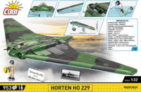 Cobi 5757 Horten Ho 229 repülőgép 953 darabos Építőjáték