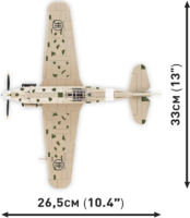 Cobi 5760 Macchi C.202 "Folgore" vadászrepülőgép 404 darabos Építőjáték