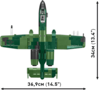 Cobi 5856 A-10 Thunderbolt II Warthog repülőgép 667 darabos Építőjáték
