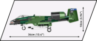 Cobi 5856 A-10 Thunderbolt II Warthog repülőgép 667 darabos Építőjáték