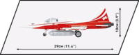 Cobi 5857 Northrop F-5E Tiger II vadászrepülőgép 351 darabos Építőjáték