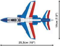 Cobi 5841 Alpha Jet Patrouille de France vadászrepülőgép 387 darabos Építőjáték