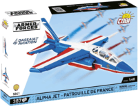 Cobi 5841 Alpha Jet Patrouille de France vadászrepülőgép 387 darabos Építőjáték