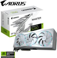 Gigabyte GeForce RTX 5080 16GB GDDR7 Aorus Master Ice OC Videókártya - Fehér