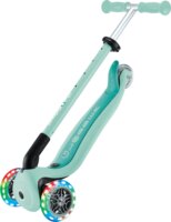Globber Go-Up Active Lights Háromkerekű gyerek roller üléssel - Mentazöld