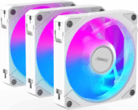 Gigabyte AORUS EZ Chain Fan 120 Ice 120mm PWM Rendszerhűtő ventilátor 3db - Fehér